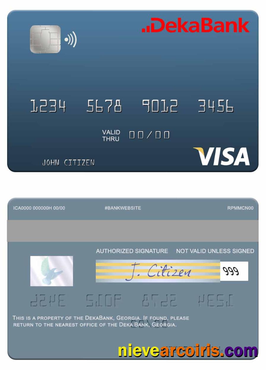 Germany Deka Bank visa debit card